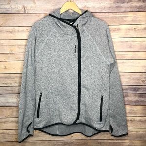Reebok Gray Hooded Sweater #E16